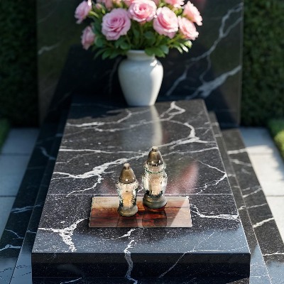 Base para velas de cemitério Textura de placa de madeira