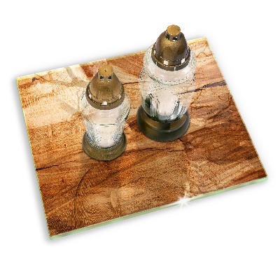 Base para velas de cemitério Textura de placa de madeira