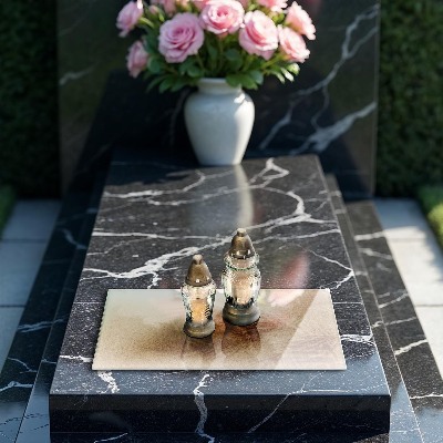 Base para velas de cemitério Areia