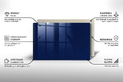 Base para velas de cemitério Cor azul