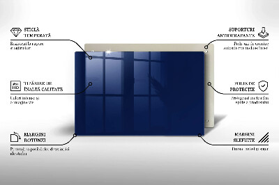 Base para velas de cemitério Cor azul