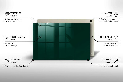 Base para velas de cemitério Cor verde