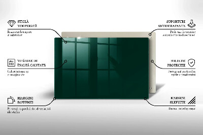 Base para velas de cemitério Cor verde