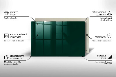 Base para velas de cemitério Cor verde