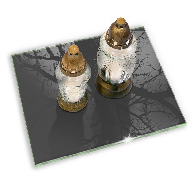 Base para velas de cemitério Cor cinza