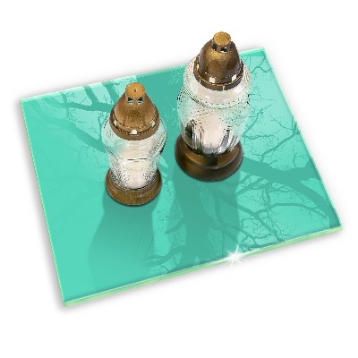 Base para velas de cemitério Cor verde