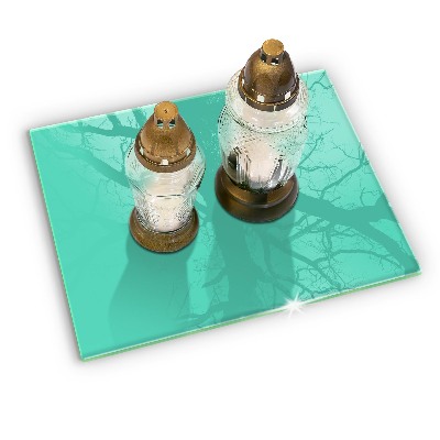 Base para velas de cemitério Cor verde