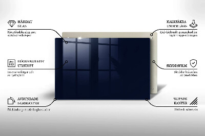 Base para velas de cemitério Cor azul marinho