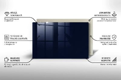 Base para velas de cemitério Cor azul marinho