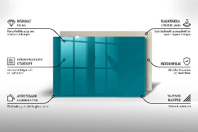 Base para velas de cemitério Cor turquesa