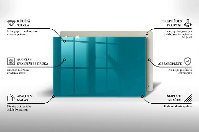 Base para velas de cemitério Cor turquesa
