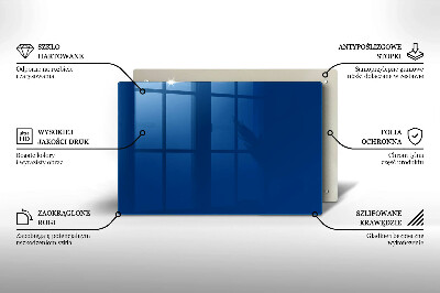 Base para velas de cemitério Cor azul