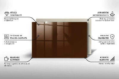 Base para velas de cemitério Cor marrom