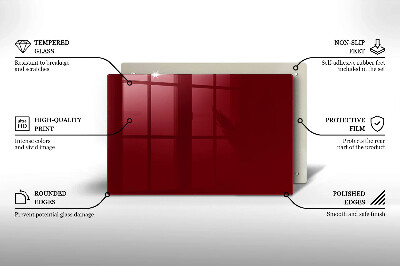 Base para velas de cemitério Cor bordô