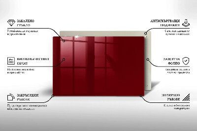 Base para velas de cemitério Cor bordô