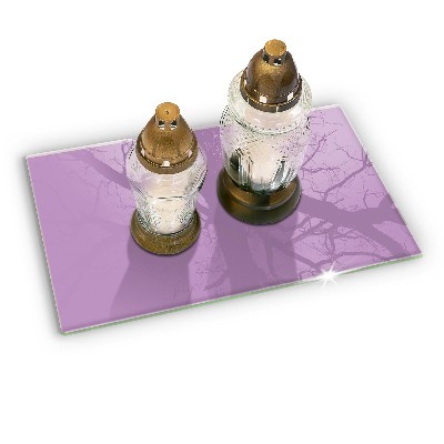 Base para velas de cemitério Violeta