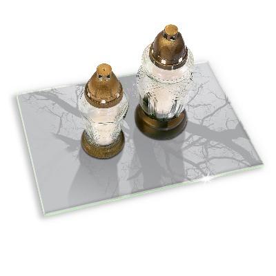 Base para velas de cemitério Cor cinza