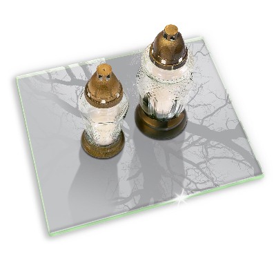 Base para velas de cemitério Cor cinza