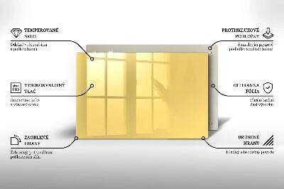 Base para velas de cemitério Cor amarela