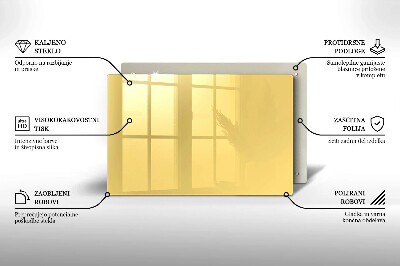 Base para velas de cemitério Cor amarela