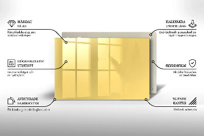 Base para velas de cemitério Cor amarela