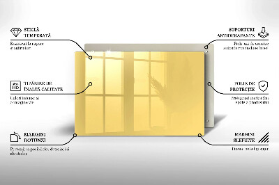 Base para velas de cemitério Cor amarela