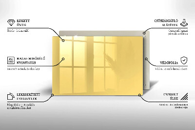 Base para velas de cemitério Cor amarela