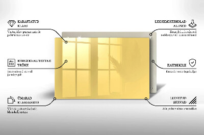 Base para velas de cemitério Cor amarela