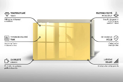 Base para velas de cemitério Cor amarela