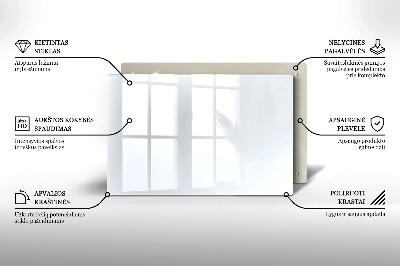Base para velas de cemitério Cor branca