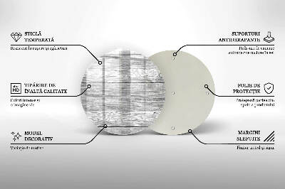 Base para velas de cemitério redondas Tábuas de madeira velhas