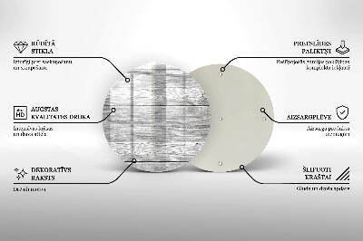 Base para velas de cemitério redondas Tábuas de madeira velhas
