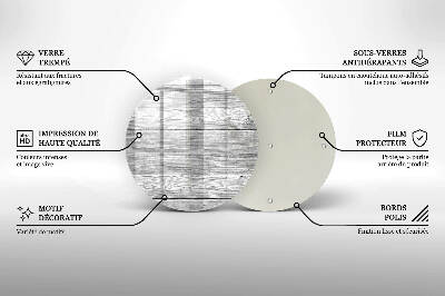 Base para velas de cemitério redondas Tábuas de madeira velhas