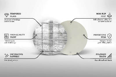Base para velas de cemitério redondas Tábuas de madeira velhas