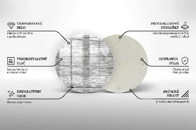 Base para velas de cemitério redondas Tábuas de madeira velhas