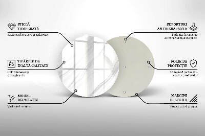Base para velas de cemitério redondas Mármore delicado