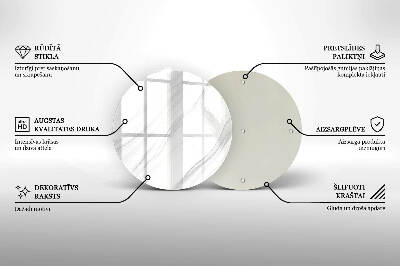 Base para velas de cemitério redondas Mármore delicado