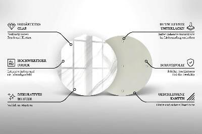 Base para velas de cemitério redondas Mármore delicado