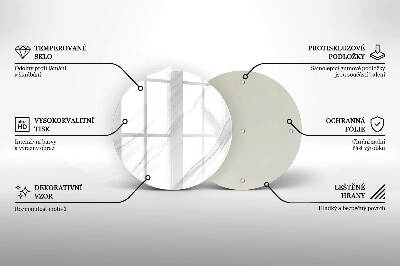 Base para velas de cemitério redondas Mármore delicado