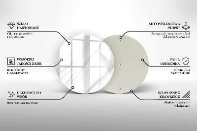 Base para velas de cemitério redondas Mármore delicado