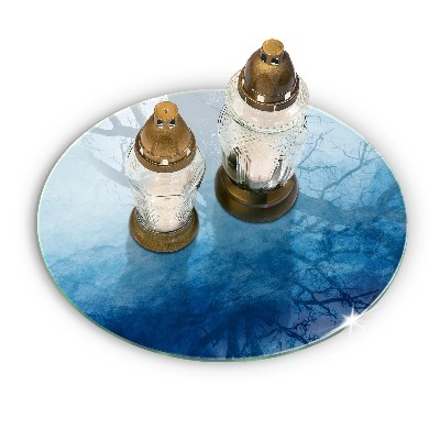 Base para velas de cemitério redondas Fundo abstrato