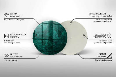 Base para velas de cemitério redondas Textura de fundo de pedra