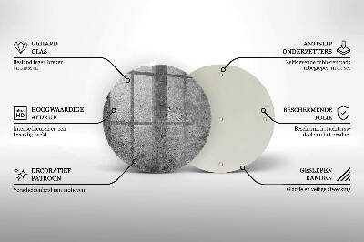 Base para velas de cemitério redondas Textura de pedra de concreto