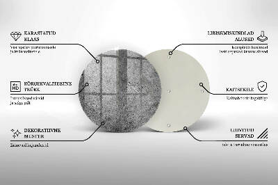 Base para velas de cemitério redondas Textura de pedra de concreto
