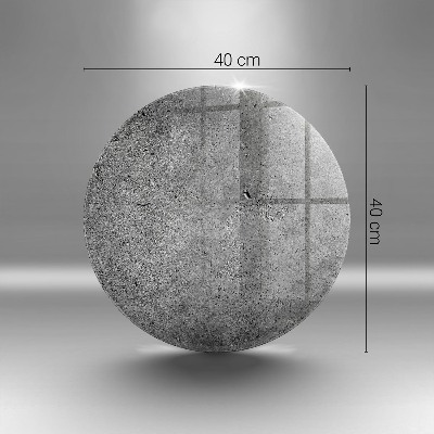 Base para velas de cemitério redondas Textura de pedra de concreto