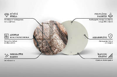 Base para velas de cemitério redondas Estrutura de madeira