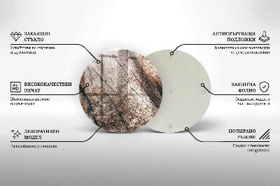 Base para velas de cemitério redondas Estrutura de madeira