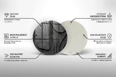 Base para velas de cemitério redondas Formas de pedra 3D