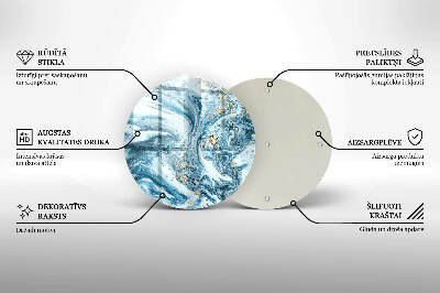 Base para velas de cemitério redondas Estrutura com ouro