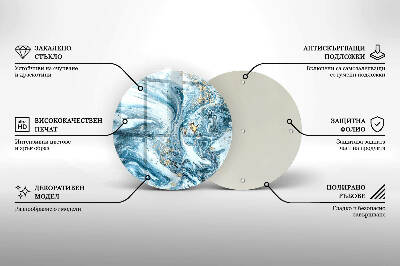 Base para velas de cemitério redondas Estrutura com ouro